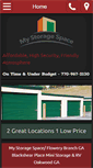Mobile Screenshot of mystoragespaceinc.com